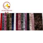 2018 New China wholesale crumple korean velvet fabric for dress