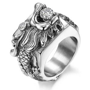 Wholesale Tagor Jewelry Super Fashion 316L Stainless Steel Ring TYGR075 from china suppliers