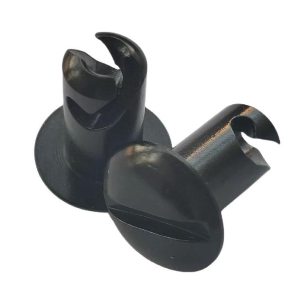 Universal Purpose 7/16"x.600" Black Quarter Turn Dzus Stud Aluminum Fastener for
