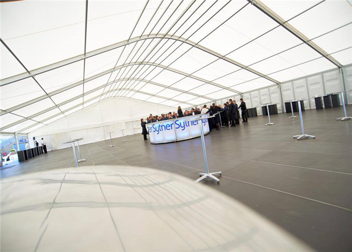 25m * 40m Big Roof Marquee Tent Clear Span Steel Buildings With ABS Solid Wall System
