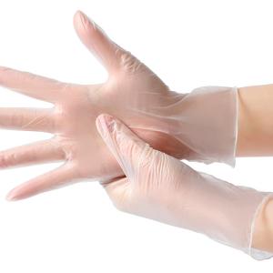 Wholesale Cheap Food Service Cleaning Household Finger Powder Disposable Vinyl Gloves from china suppliers