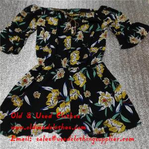 Wholesale Adults Used Womens Clothing Sunflower Logo Second Hand Ladies Dresses from china suppliers