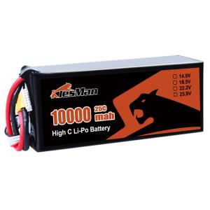 Wholesale 10 Inch FPV RC Drone Battery 22.2V 10000mAh 50C 70C 100C High Rate Lipo Battery from china suppliers