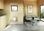 European Standard Prefab Steel House Wooden Cabin Chalet Loft Storey Light Steel