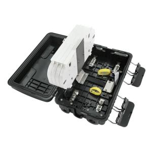Wholesale ABS Fiber Optic Splice Closure 2In 2Out Horizontal Cable Joint Enclosure from china suppliers