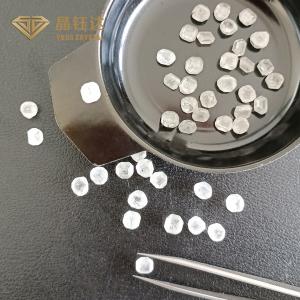 China Bigger Size Vs Clarity Synthetic Diamonds DEF Color Raw Lab Grown Diamonds For Cutting on sale