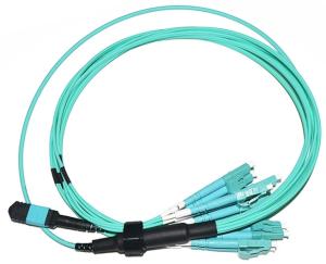 Wholesale MTP / MPO-LC Sm Optical Fiber Patch Cable Round Cable Fanout 2.0mm from china suppliers