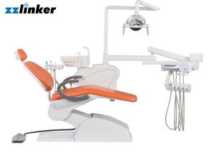 Wholesale Orange Dental Exam Chair Portable Dental Chair Light Include Ceramic Spittoon from china suppliers