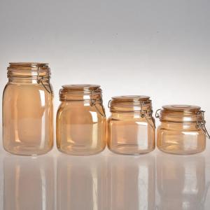 Wholesale 95ml 85ml Transparent Glass Jars Candy Food Storage Thickened Bottom 24pcs/ Ctn from china suppliers