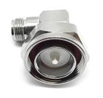 7/16 DIN Male To N Female Right Angle Coaxial Cable Connector 2500V Rms