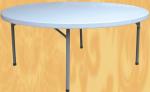 outdoor 2m round folding banquet table/outdoor party table