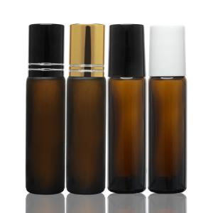 Wholesale Perfume Serum Packaging Amber Glass Essential Oil Bottle 8ml With Roller Ball Cap from china suppliers