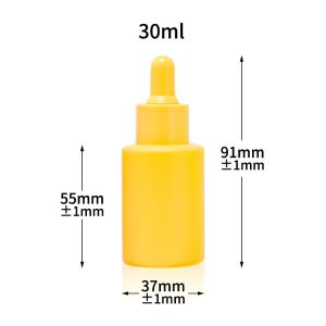Wholesale Frosted 30ml Essential Oil Dropper Glass Bottle With Screw Cap from china suppliers