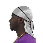 Men Satin Headwrap Long Tail Design Durag