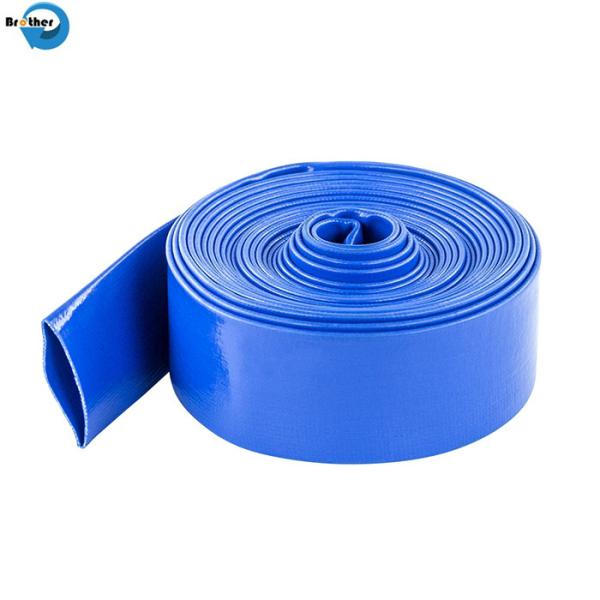 Leading Manufacuturer Size From 1inch 10 Inch 4bar High Pressure Layflat PVC
