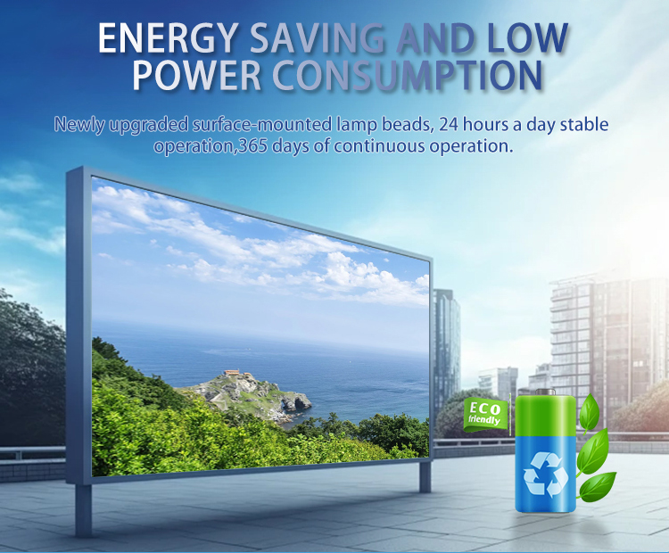 High Refresh Outdoor Fixed LED Display , Commercial HD Large LED Advertising Screens