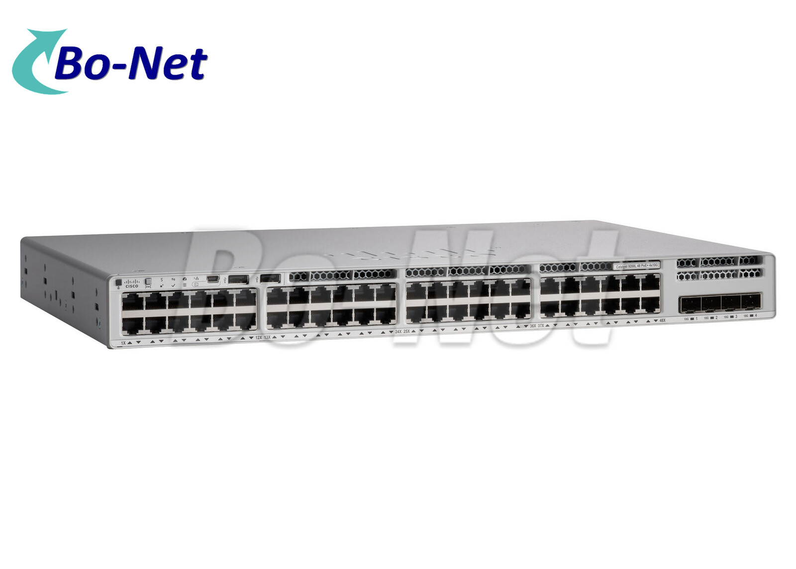 Cisco Gigabit Switch C9200L-48T-4G-E 9200L 48-port Data 4x1G uplink Switch, Network Essentials