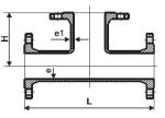 Ductile iron fittings All flange tee Class PN10 PN16 PN25