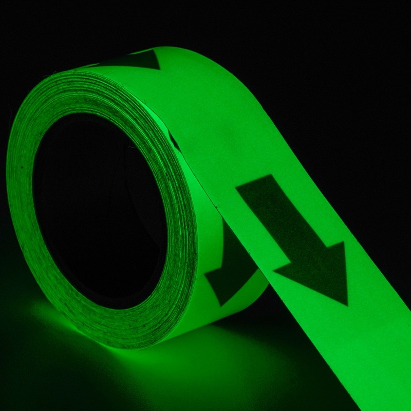 Stairstep Glow In The Dark Anti Slip Tape Photoluminescent Tape Stickers