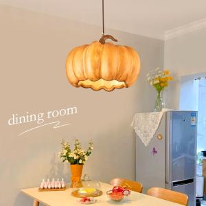 Wholesale Designer Restaurant Island LED Chandelier Retro Resin Pumpkin Lamp Bedroom Wabi Sabi Pendant Lamps(WH-VP-165) from china suppliers
