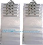 Hanging Storage Bags, 10-Pack Of 12 X 9-Inch Clear Plastic Bags For Classroom,