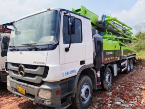 Wholesale 13670*2500*4000mm 4 Boom Sections Used Concrete Boom Pump Truck with Mercedes Chassis from china suppliers