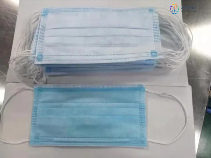 Face Mask 3 Ply Corona virus Disposable Medical Face Mask in Stock 3ply Surgical Mask with Tie on