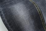 Supreme Quality Dark Black Crosshatch Slub Stretch Denim Fabric For Men Jeans