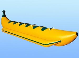 Wholesale Yellow Inflatable Boat Toys 6 Person Towable Banana Water Game Tube from china suppliers