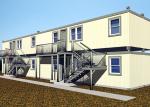 Solid Portable Container Cabins Wooden And Steel Material For Urban Residents