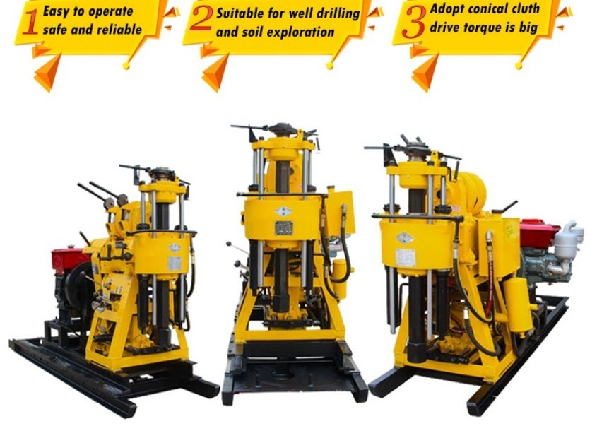 Small Hydraulic Drive Kelly Bar Drill Rig Suitable For Rock Layers
