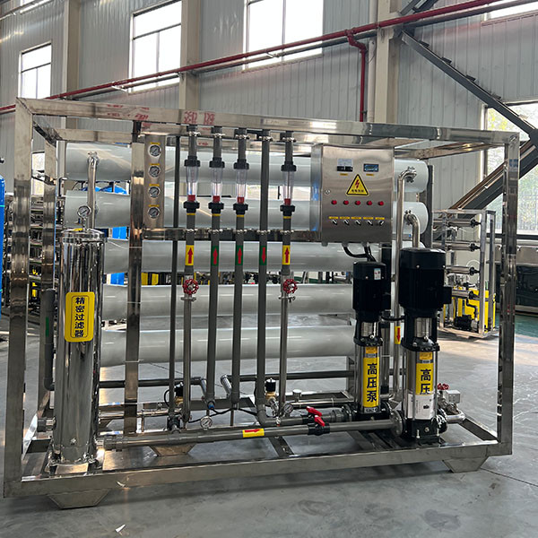 Double Stage Video Outgoing-Inspection Provided 4 Ton Reverse Osmosis Water Desalination Machine