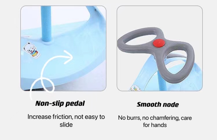 CE Balance Car For Children Without Pedal 1-2-3 Year Old Baby Car Scooter for Toddlers