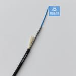 Simplex SM Spiral Armored Fiber Cable 3.0mm Black LSZH Rodent Resistant FTTH