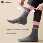 Custom Logo Fitness Anti Slip Grip Socks Floor Pilates Sports Women Yoga Socks