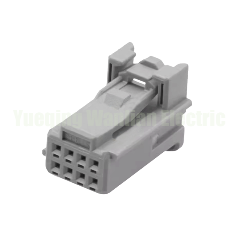 8 Pin 1379659-2 Gray Female Connector Hybrid Tyco Housing Connector And TE Connectivity