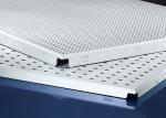 Clip In Metal False Ceiling 600x600MM , Perforated Aluminum Ceiling Panels