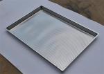 Food Grade 316 Stainless Steel Baking Tray / Perforated Baking Pan