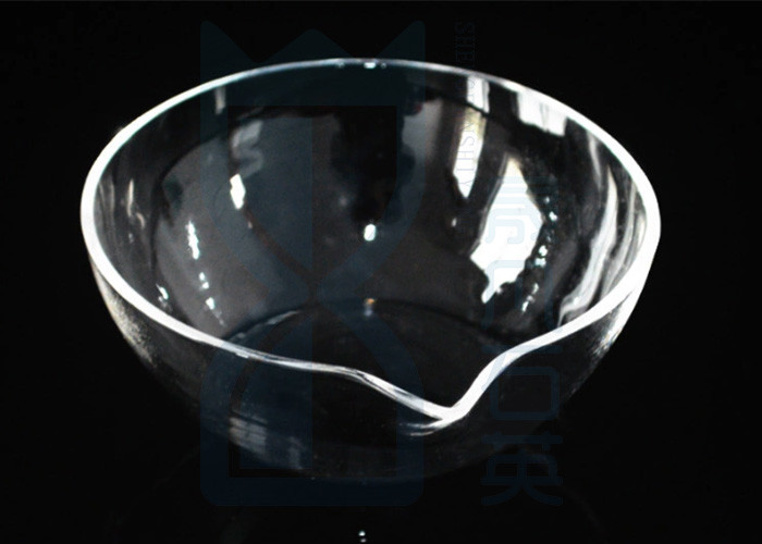 99.99% Sio2 Clear Lab 1850℃ Quartz Glass Evaporate