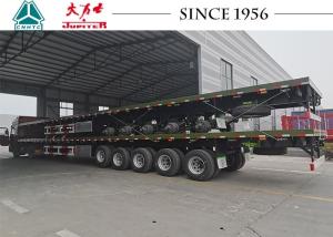 Wholesale 70 Tons Airbag Suspension 5 Axle Flatbed Trailer For Heavy Cargo from china suppliers