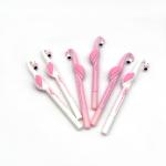 Creative Big Beak Flamingo Silicone Neutral Pen 0.5mm Quick Dry Ink Soft Rubber
