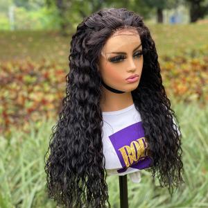 Wholesale 5 By 5 Water Wave HD Lace Closure Wigs 250g-350g weight from china suppliers