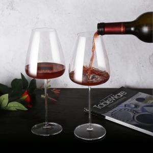 Wholesale High Quality Custom Wine Glass Clear Lead Free Crystal Goblet Luxury Gift Set from china suppliers