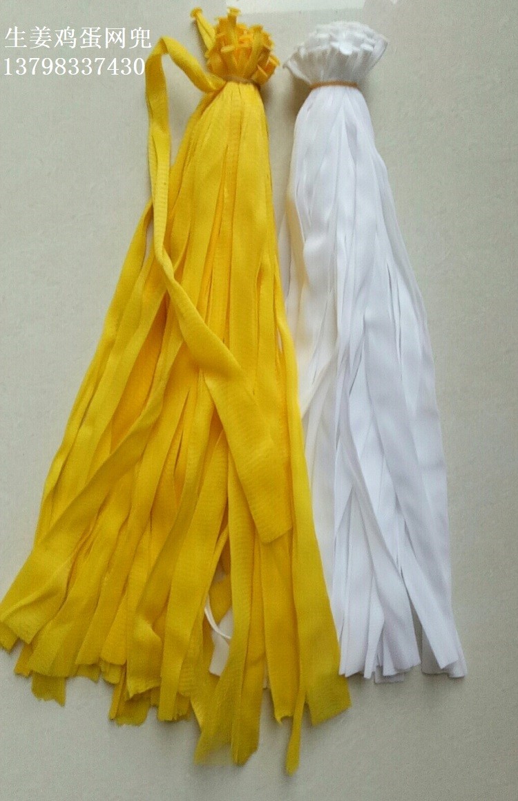 Net Length 35cm Plastic Mesh Produce Bags For Ginger Garlic