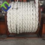 White Boat Nylon Mooring Rope 8 Strands 30mm-120mm