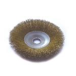Heavy Dirty Removal Crimped Wire Wheel Brush , Brass Coated Knotted Wire Cup