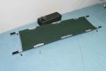 8 Inch Wheel Compact Medical Stretcher X-Ray Support White Orange Green