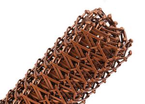 Wholesale Paint Copper Color Link Weave Stainless Steel Weld Mesh Decorative For Room Dividers from china suppliers