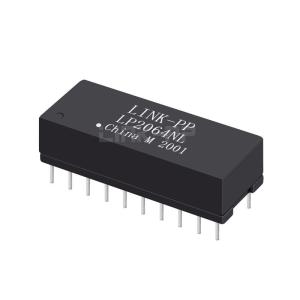 Wholesale HanRun HR612004 Compatible LINK-PP LP2064NL 10/100 Base-T Dual Port SMD 20PIN Ethernet LAN Magnetic Transformer from china suppliers