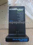 Lamp Bulbs Counter Display Stands , Steel Countertop Display Signage